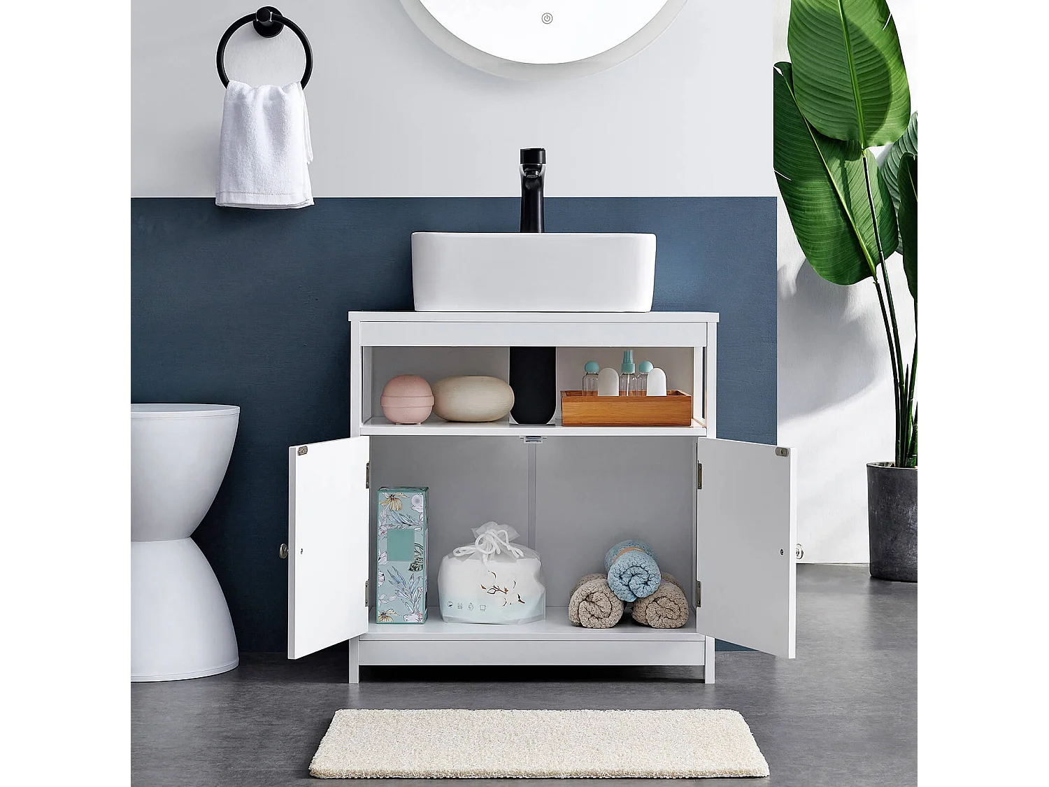 Waschbeckenunterschrank mit  Türen Accra