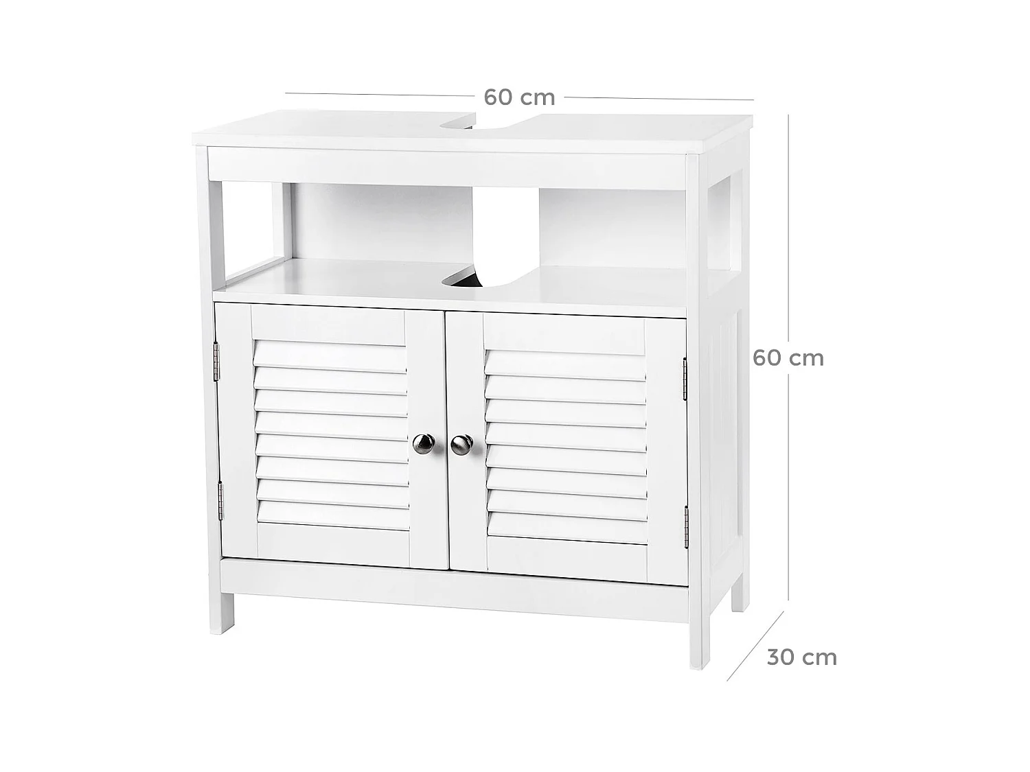 Waschbeckenunterschrank Bissau