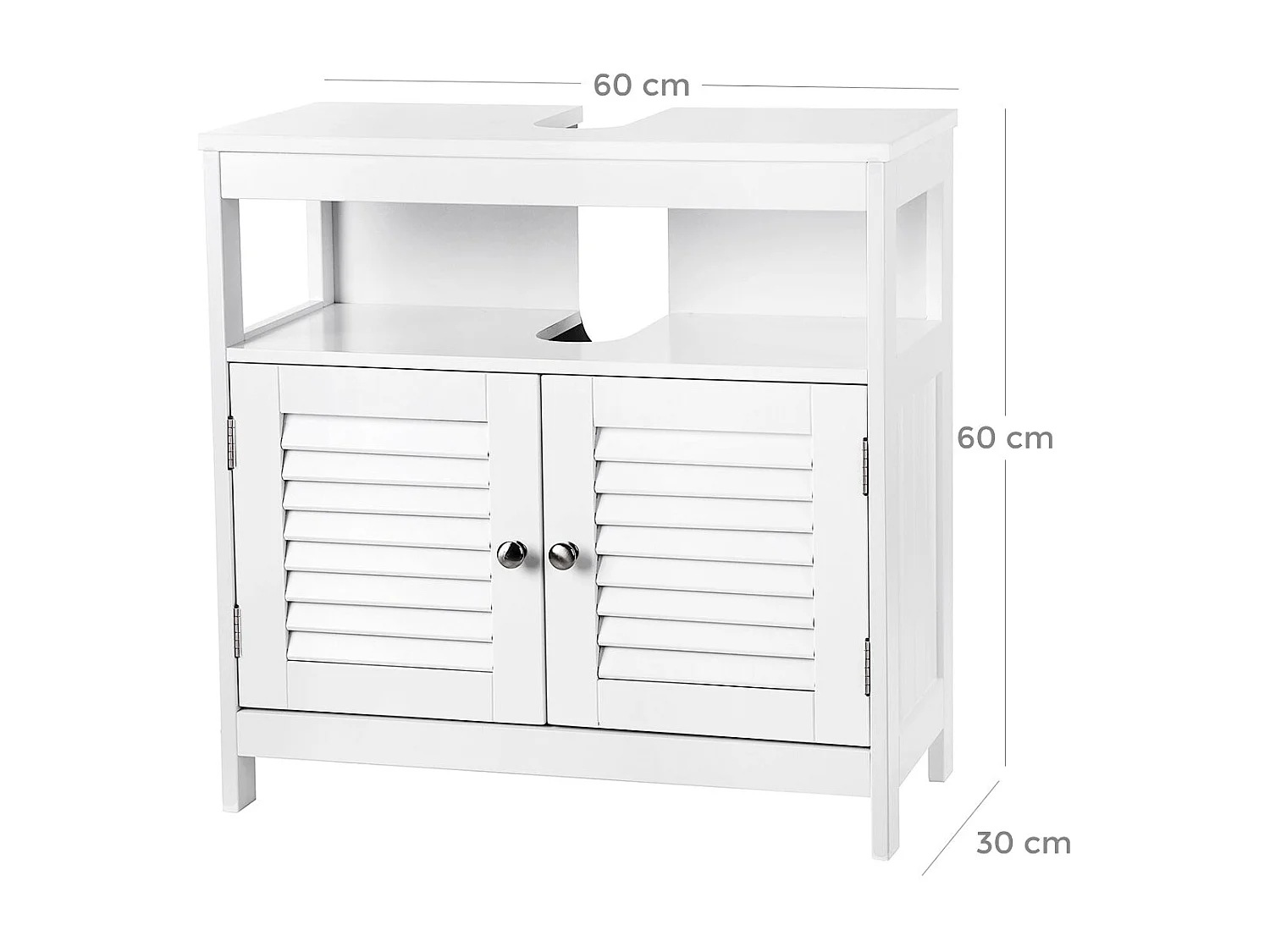 Waschbeckenunterschrank Bissau