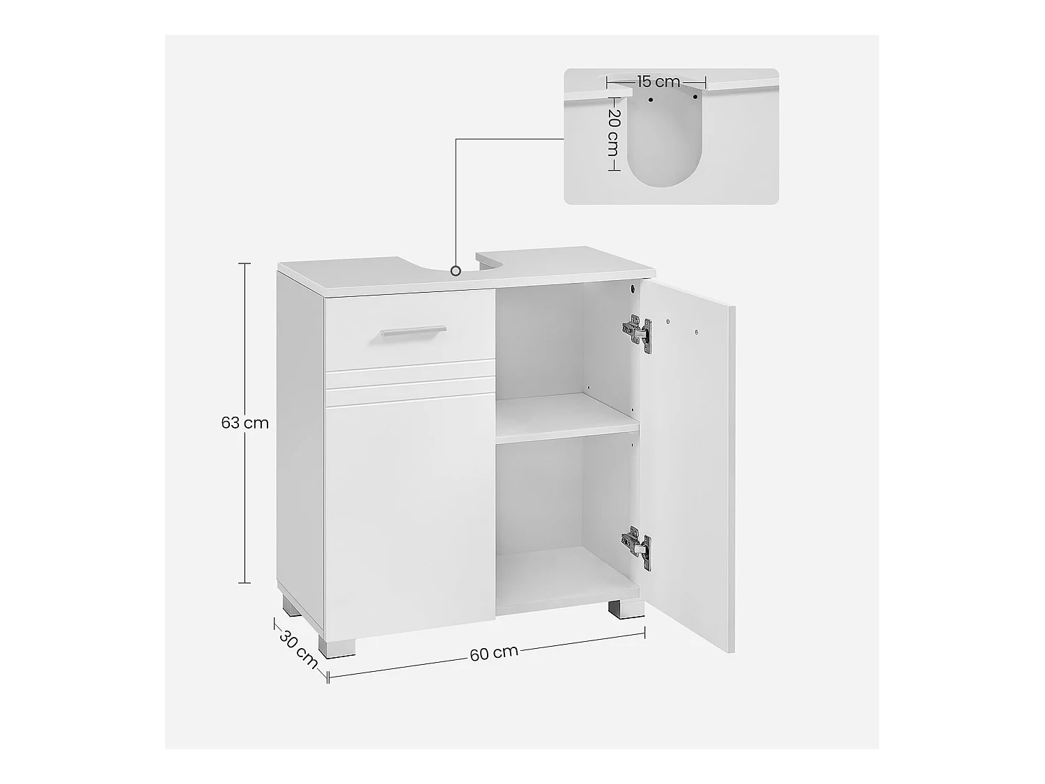 Waschbeckenunterschrank Toledo