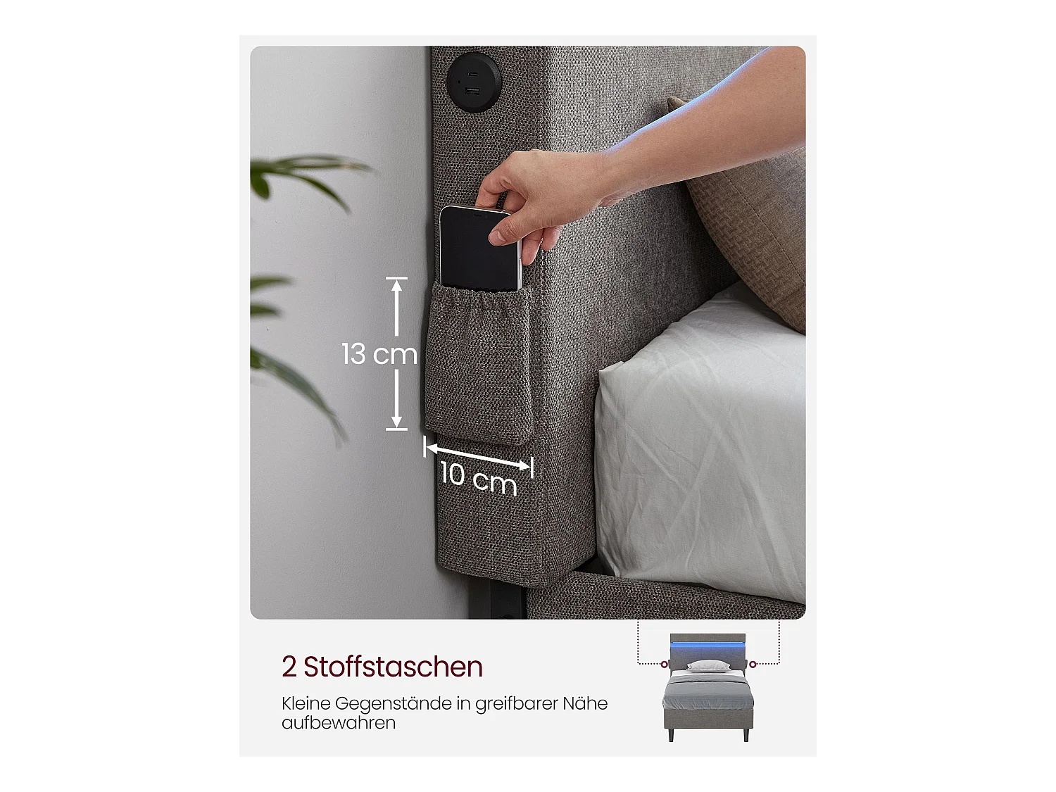 Letto matrimoniale McMinnville