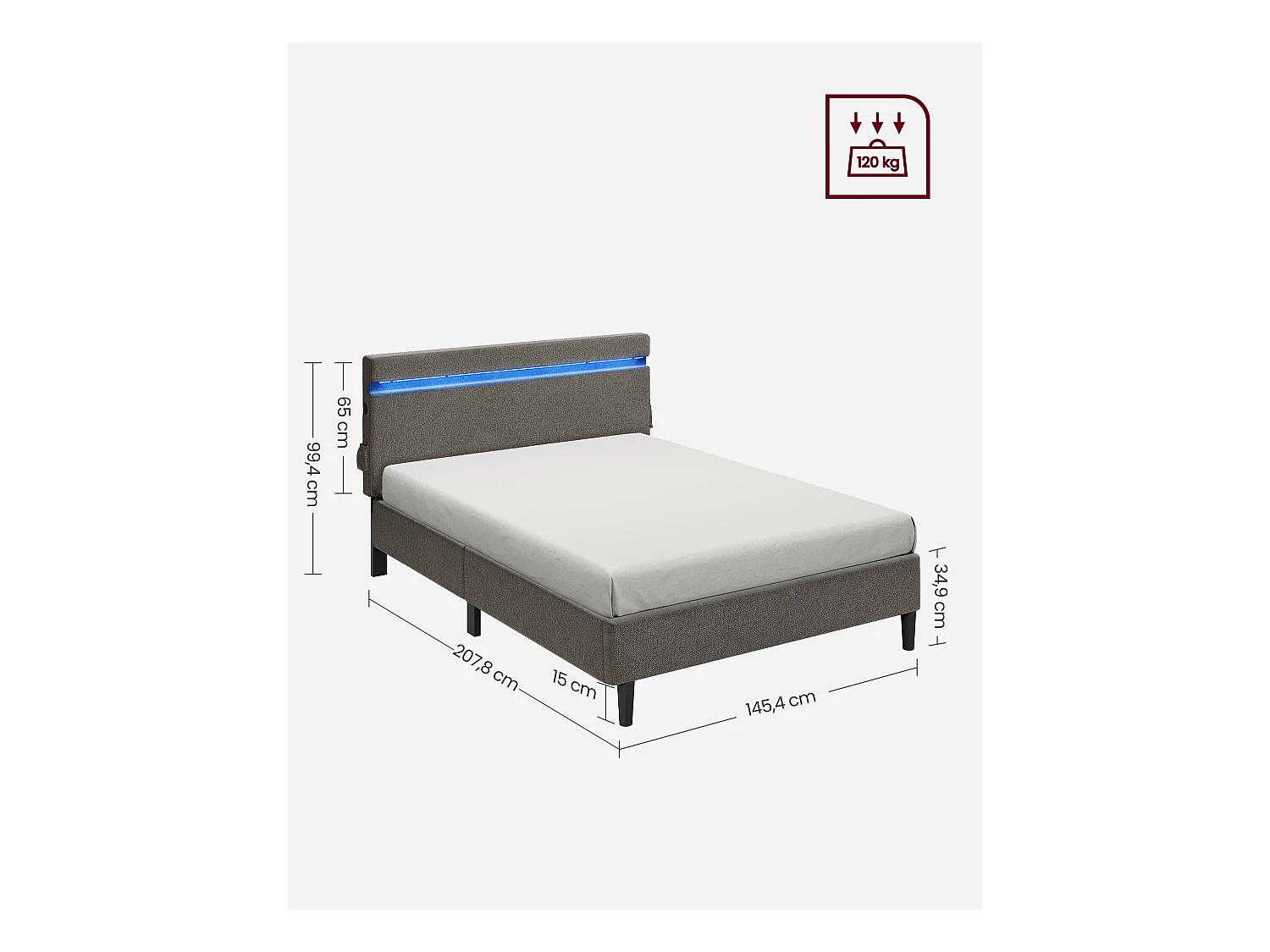 Doppelbett McMinnville