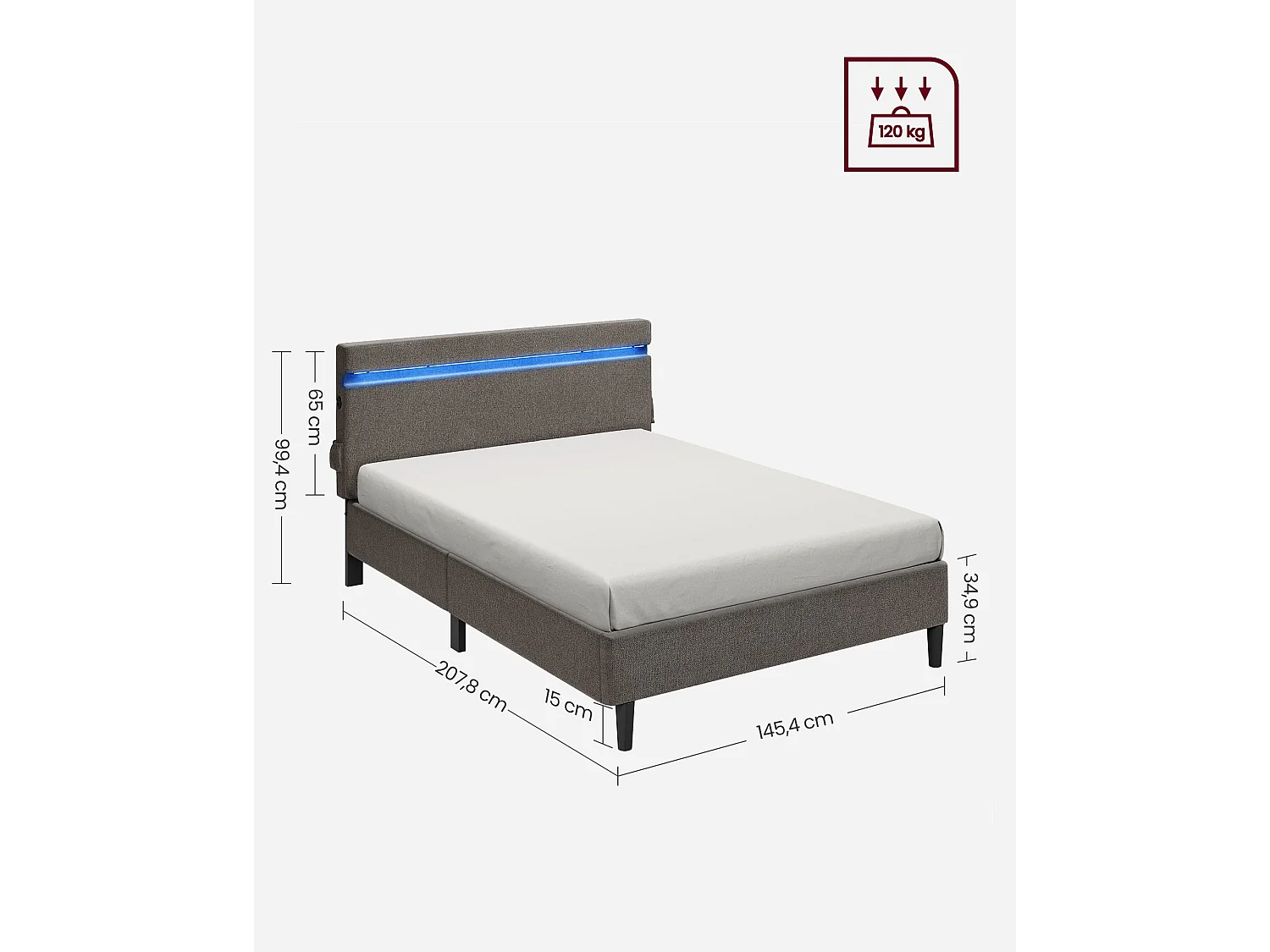 Doppelbett McMinnville