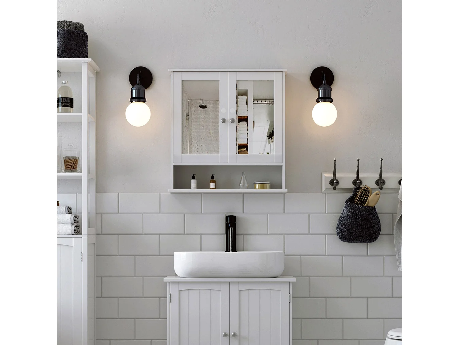 Spiegelschrank Badezimmerschrank Genoa