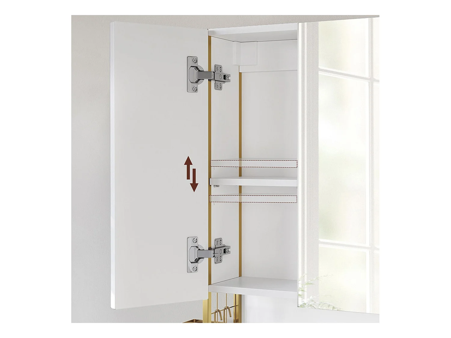 Spiegelschrank Badezimmerschrank Herāt