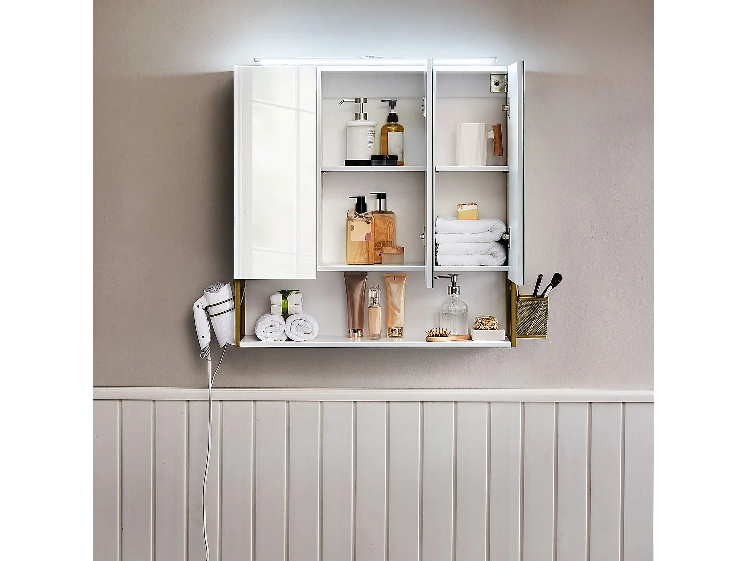 Armoire de toilette avec miroir Herāt