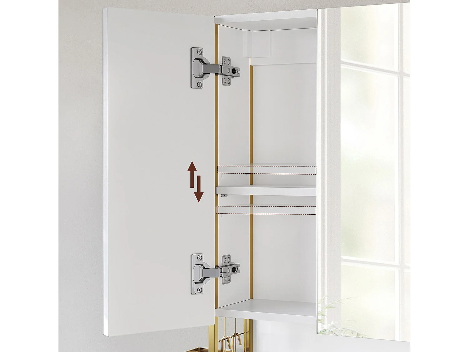 Armoire de toilette avec miroir Herāt