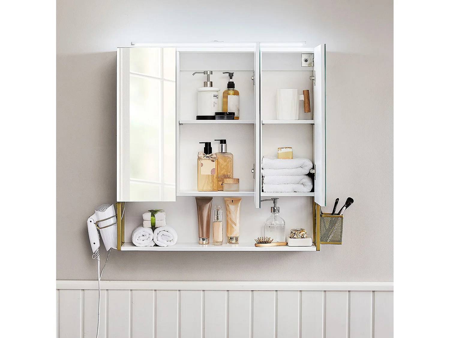 Armoire de toilette avec miroir Herāt