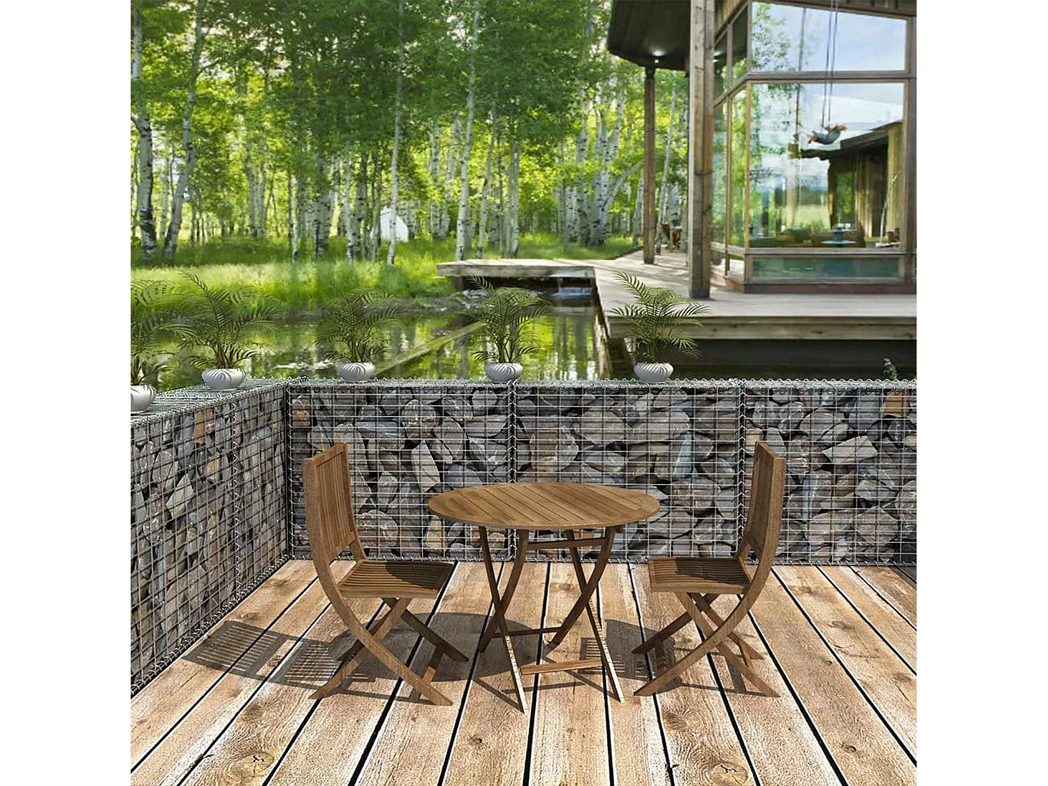 Gabion en pierre Bendrahalli