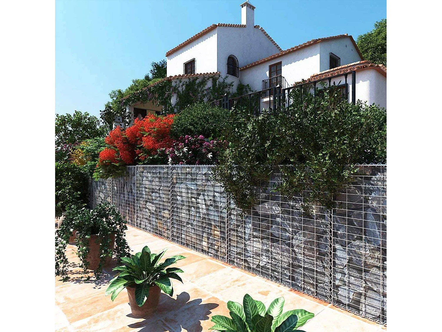 Gabion en pierre Bendrahalli