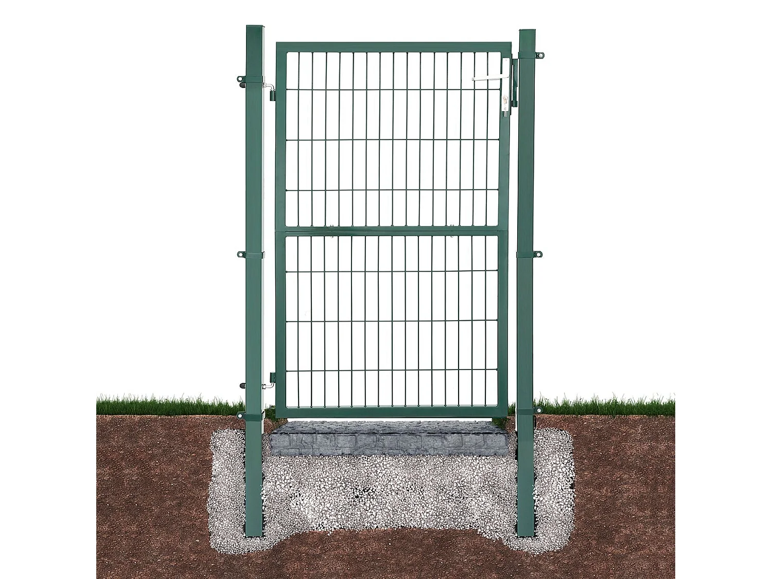 Gartentor mit Schloss