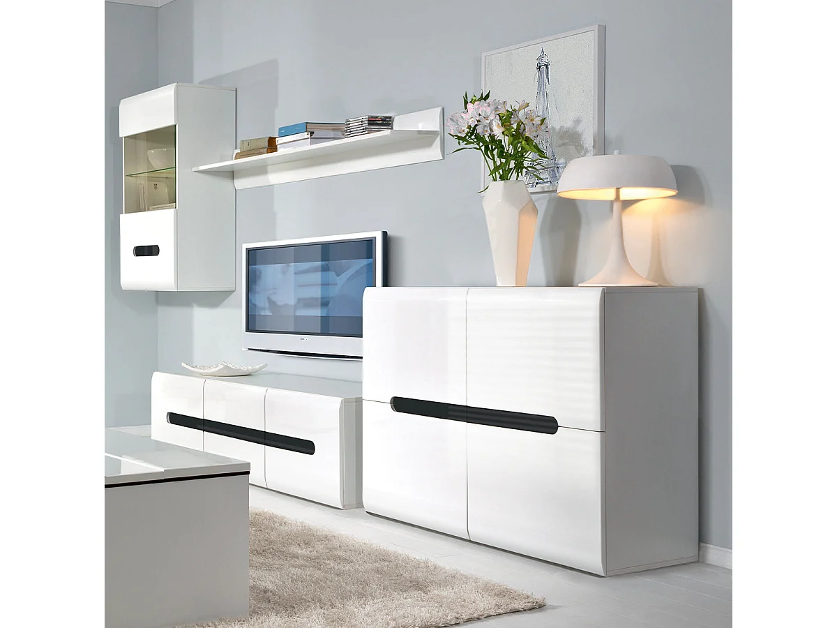 Buffet 4 ante Darrel bianco 84cm