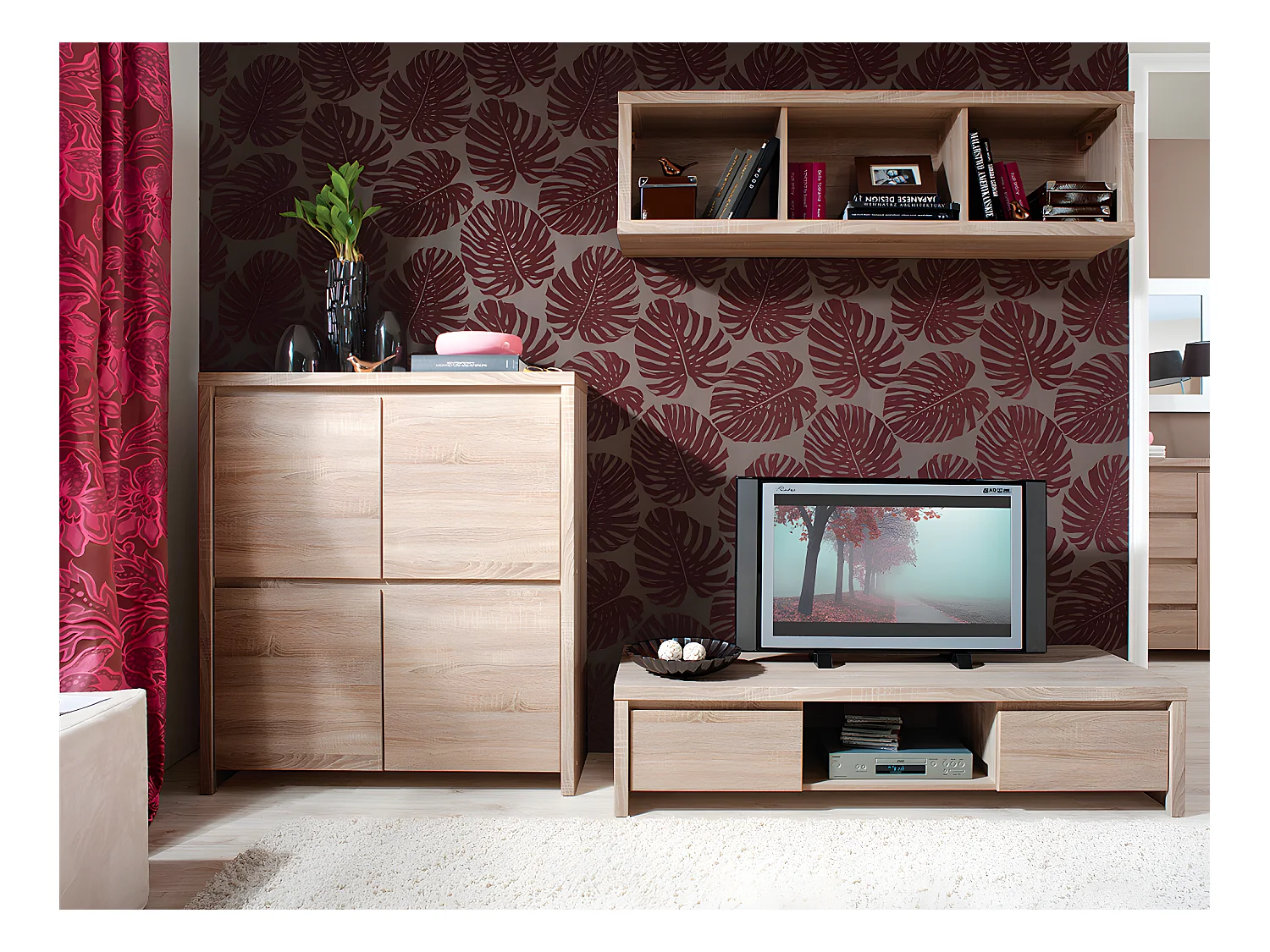 Soren Wood 4-deurs dressoir