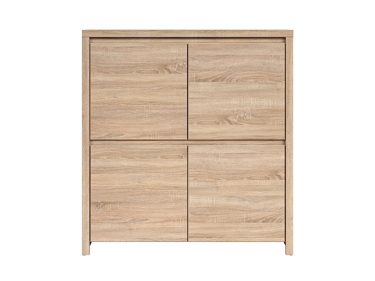 Soren Wood 4-dörrars sideboard