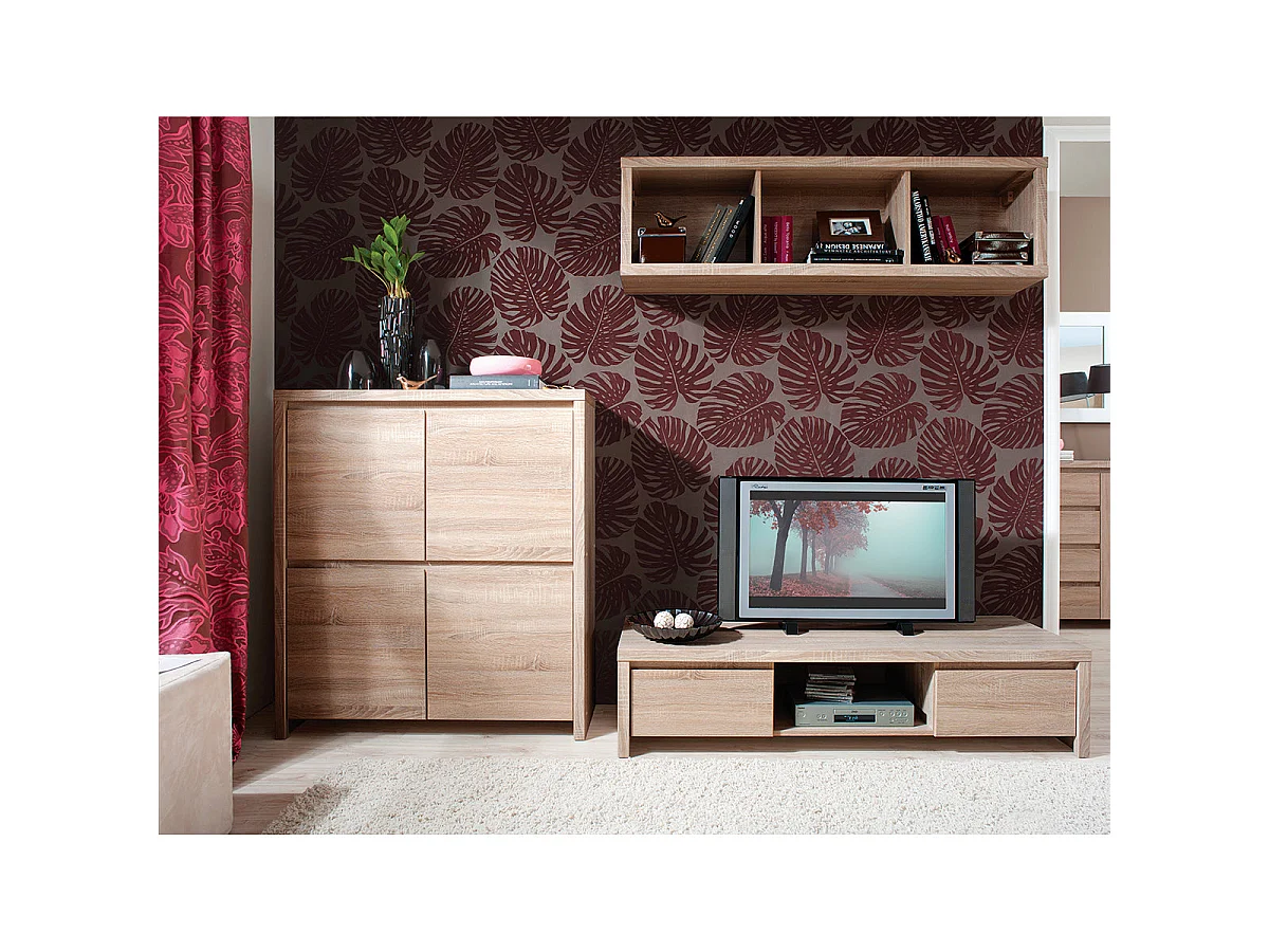 Soren Wood 4-dörrars sideboard