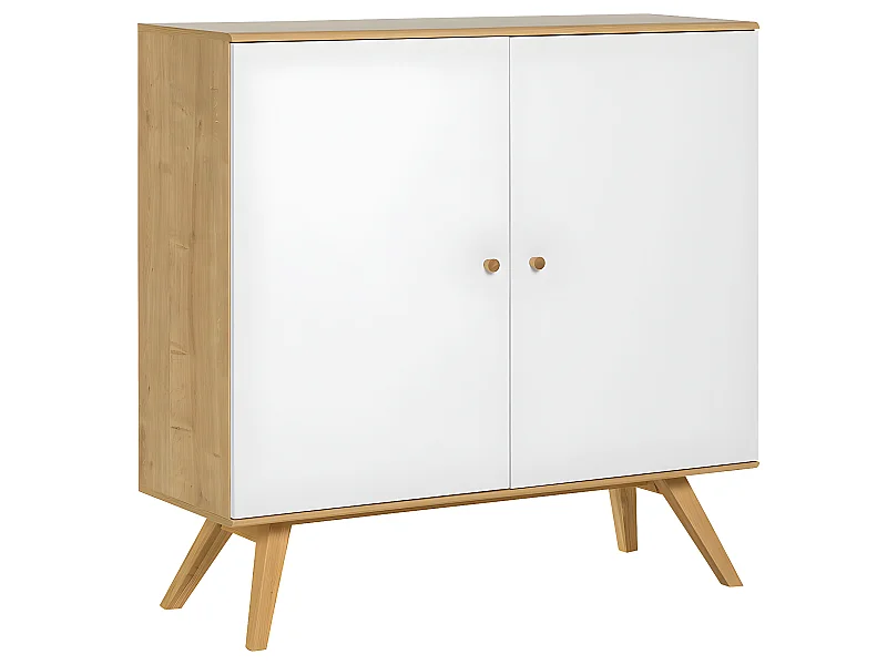 Buffet 2 portes Nature Blanc