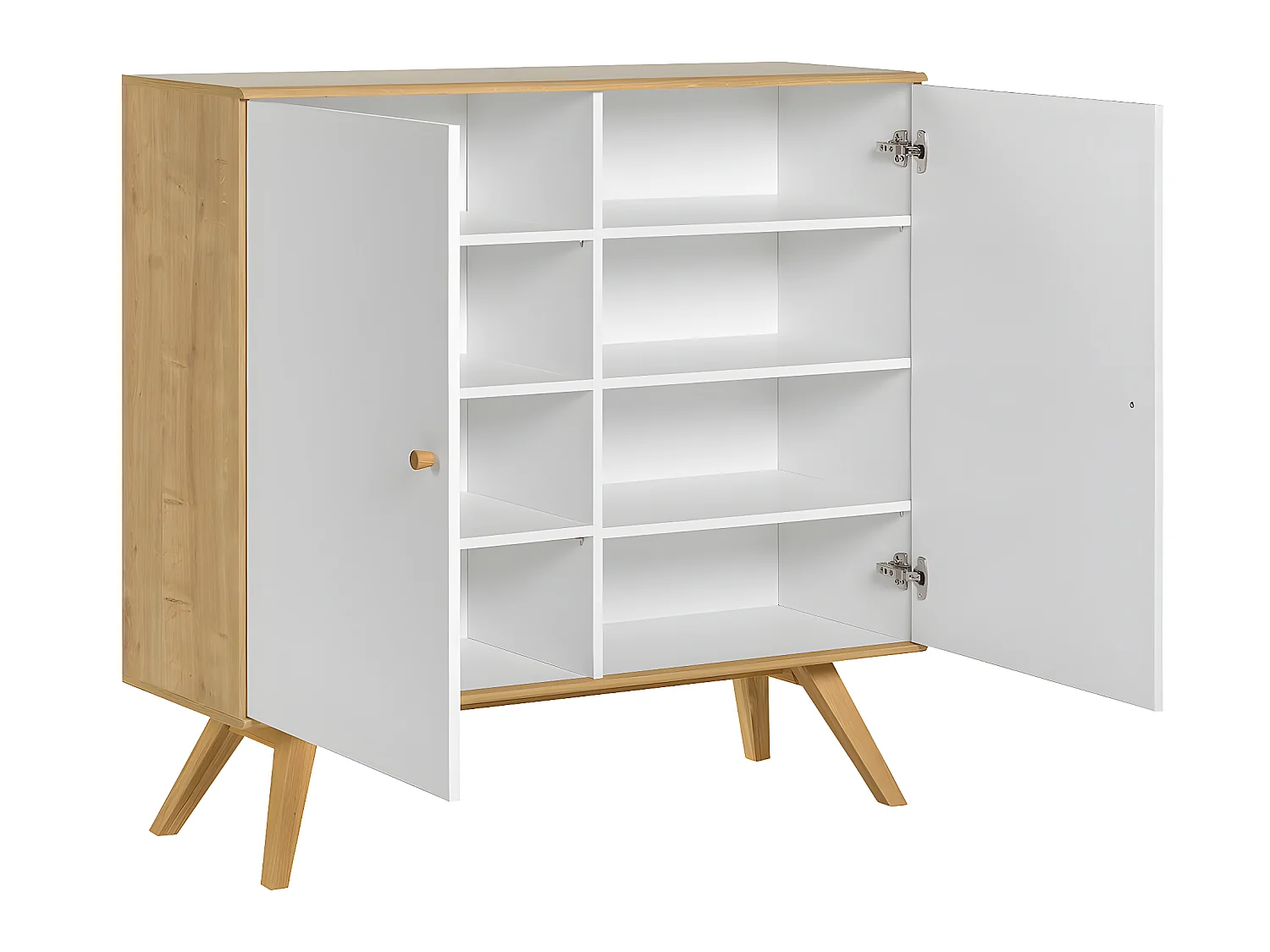 Buffet 2 portes Nature Blanc