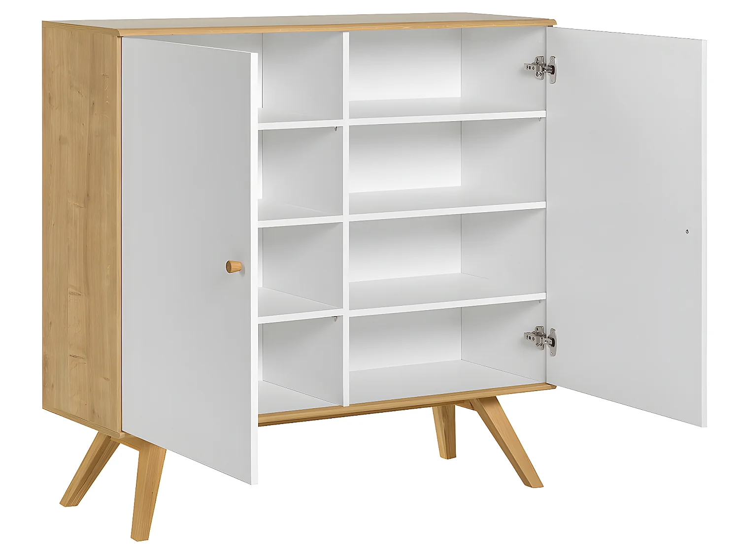 Buffet 2 portes Nature Blanc