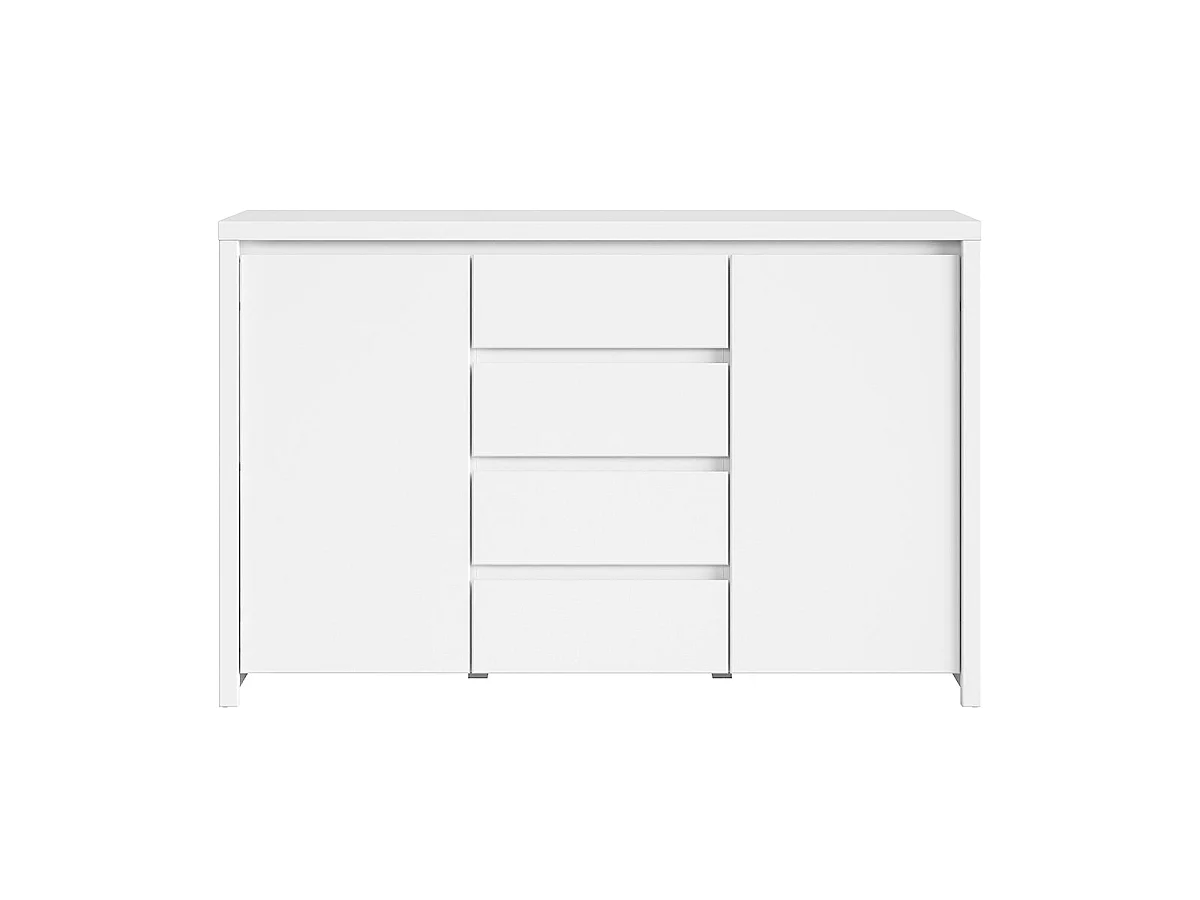 Soren 2-door 4-drawer sideboard White