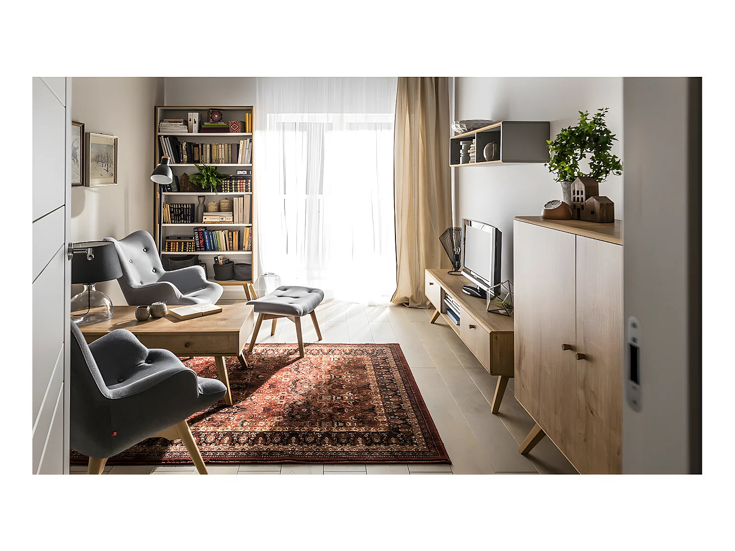 Buffet 2 portes Nature Bois