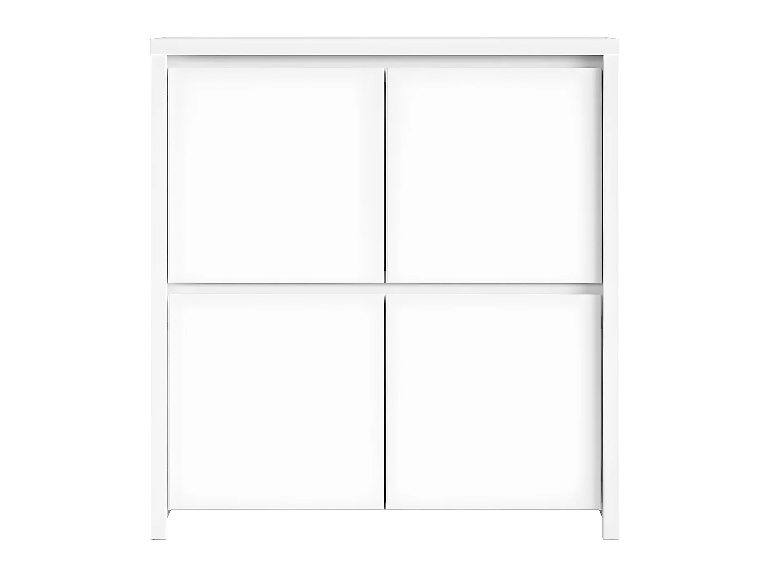 Buffet 4 portes Soren Blanc