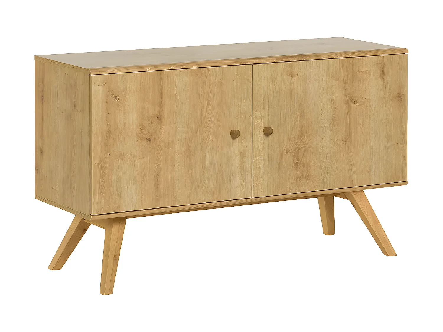 Buffet bas 2 portes Nature Bois