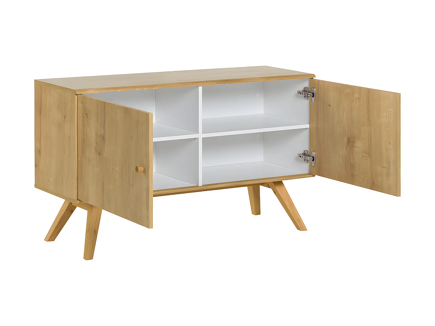 Buffet bas 2 portes Nature Bois