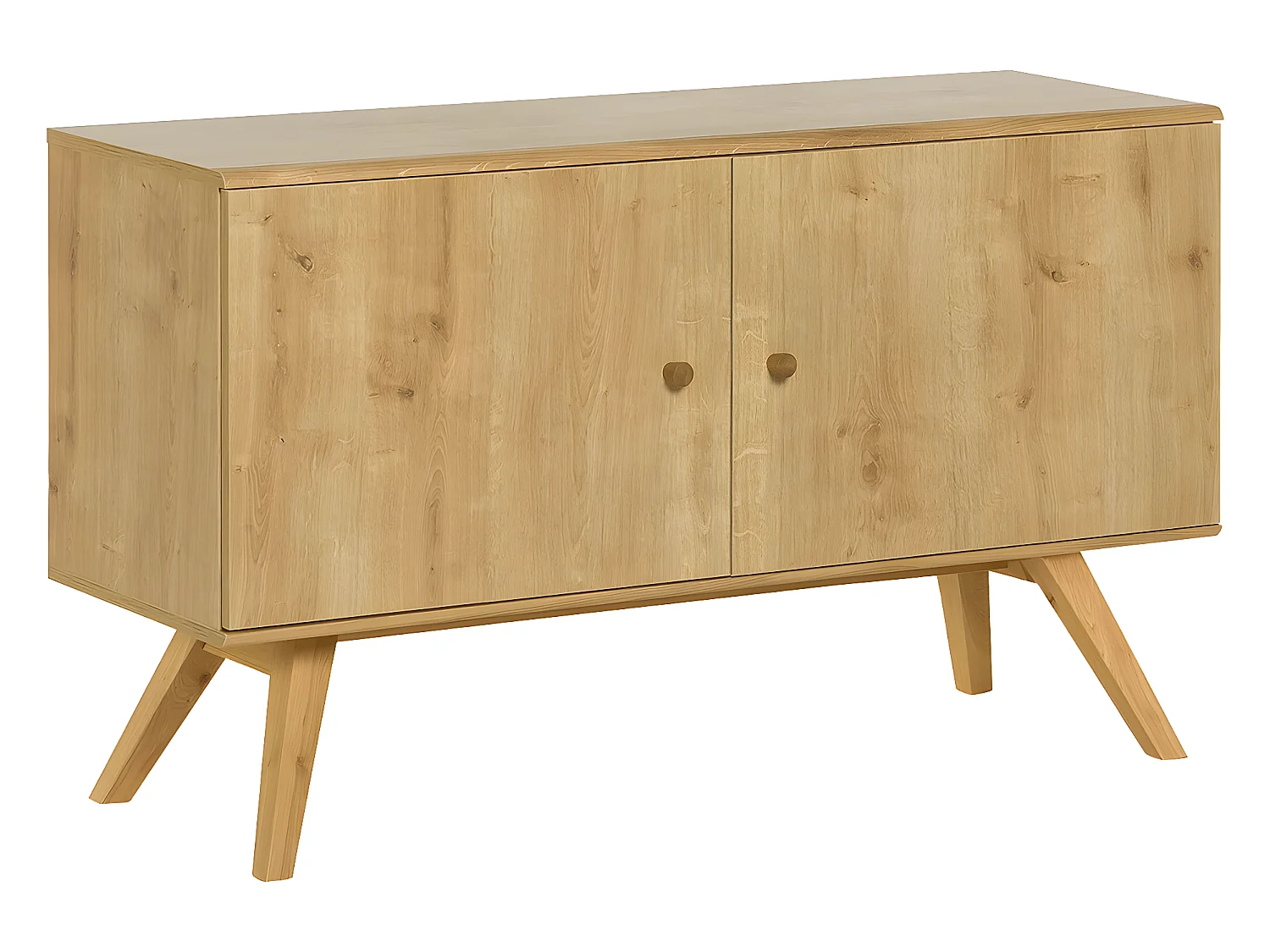 Buffet bas 2 portes Nature Bois