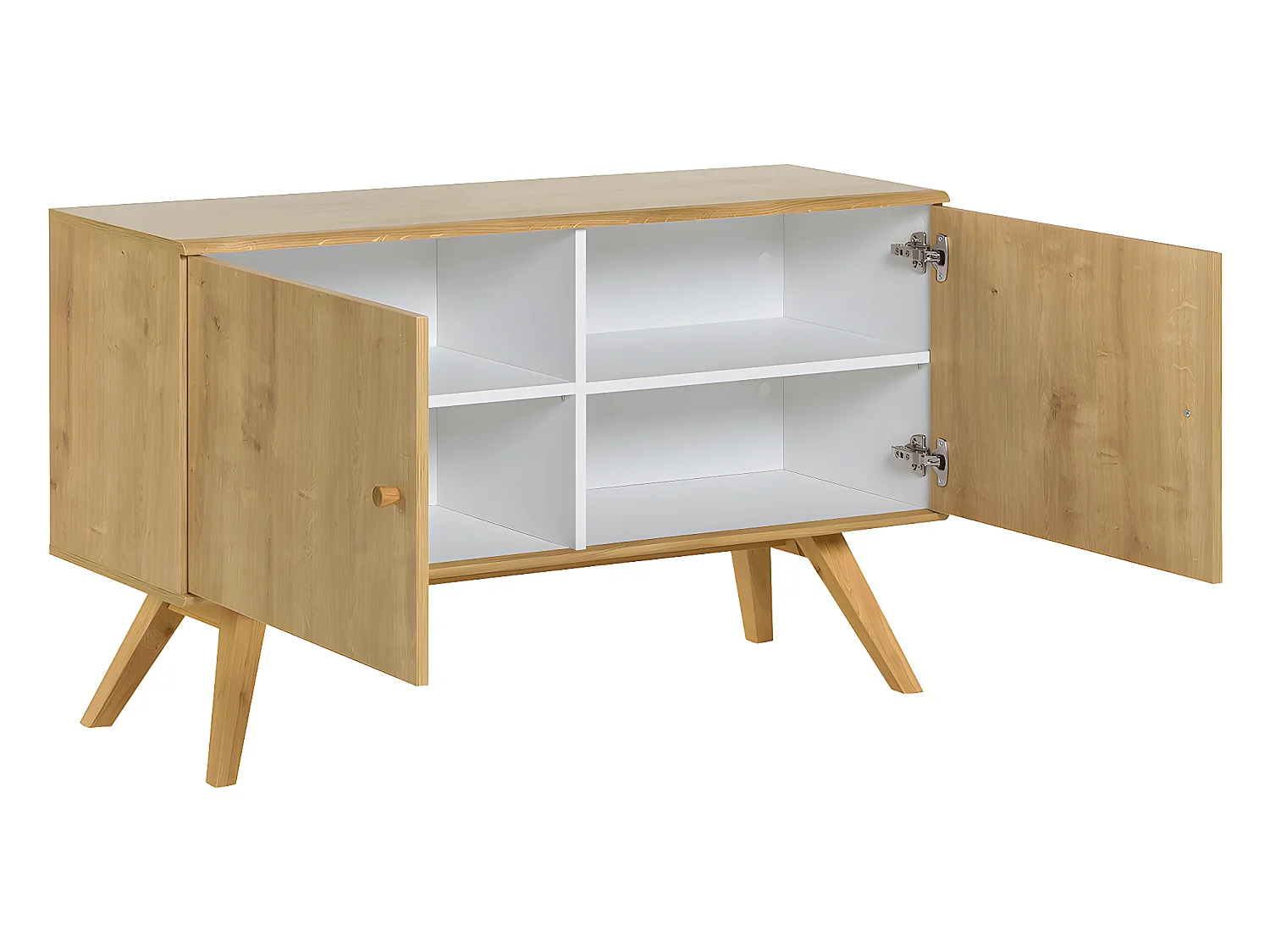 Buffet bas 2 portes Nature Bois