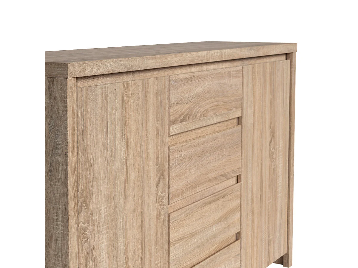 Buffet 2 portes 4 tiroirs Soren Bois