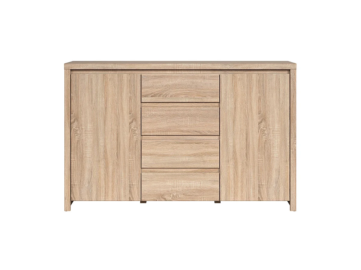 2-door sideboard 4 drawers Soren Wood