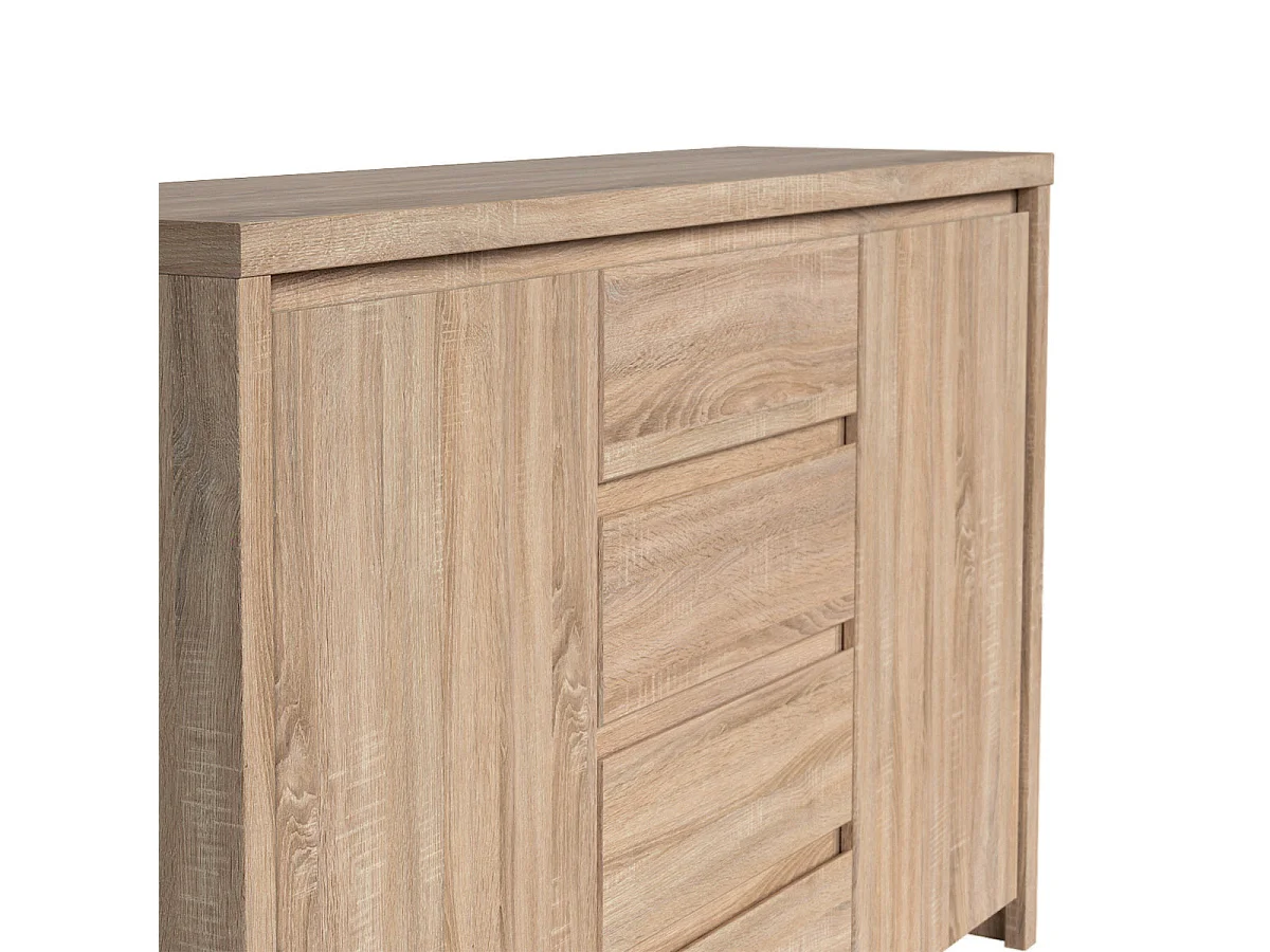 2-door sideboard 4 drawers Soren Wood