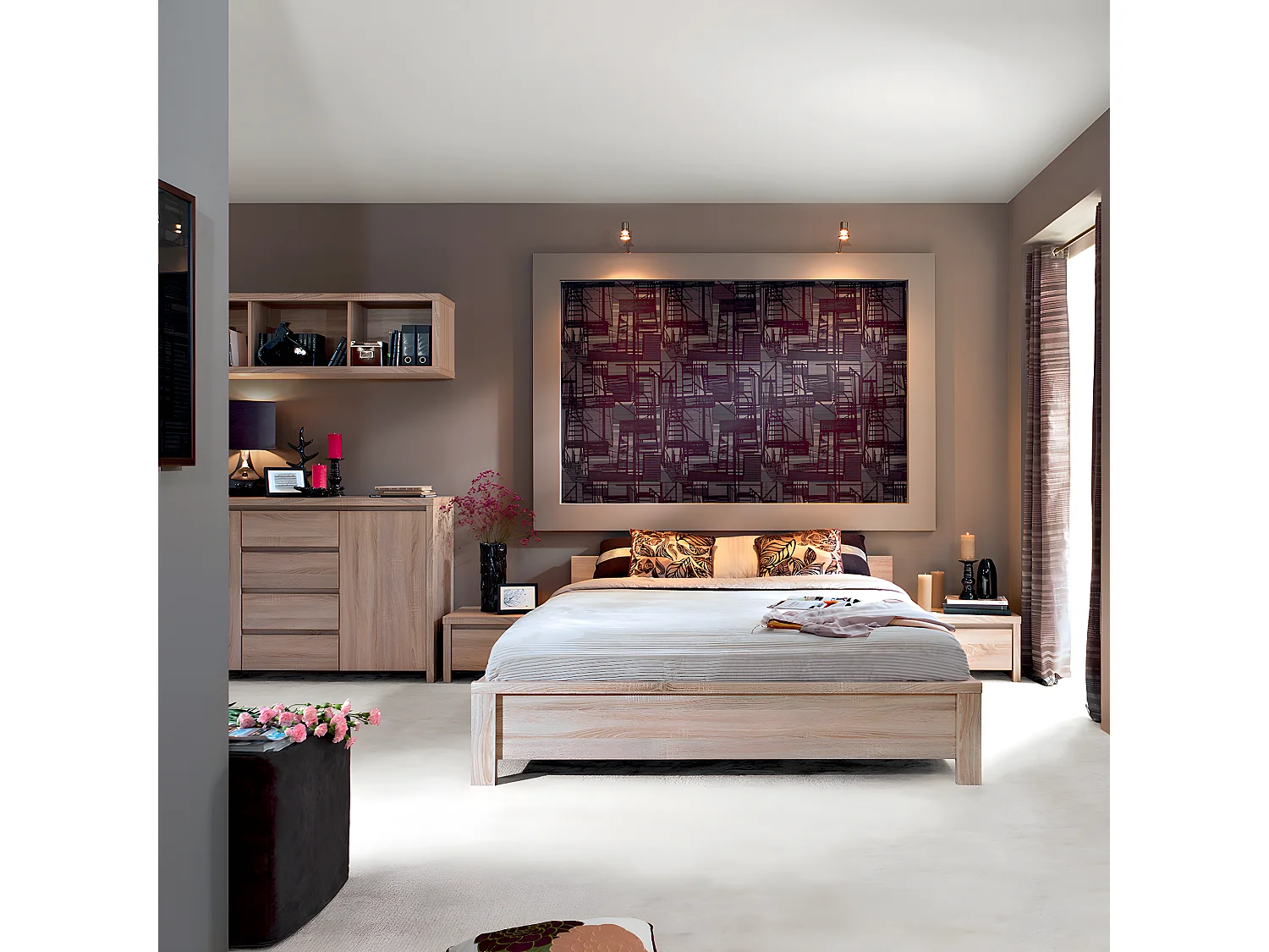 Bufé 2 puertas y 4 cajones Soren Madera