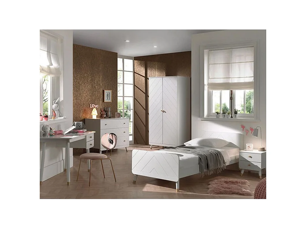 Bureau Enfant "Billy" 125cm Blanc