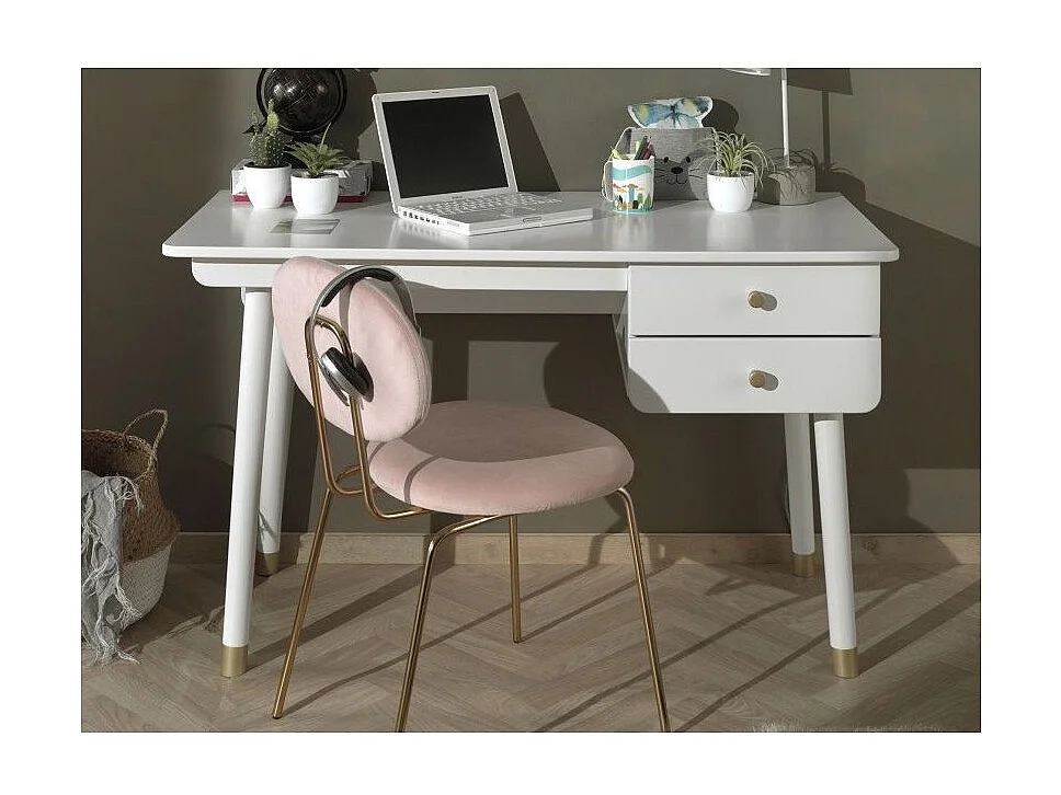 Bureau Enfant "Billy" 125cm Blanc
