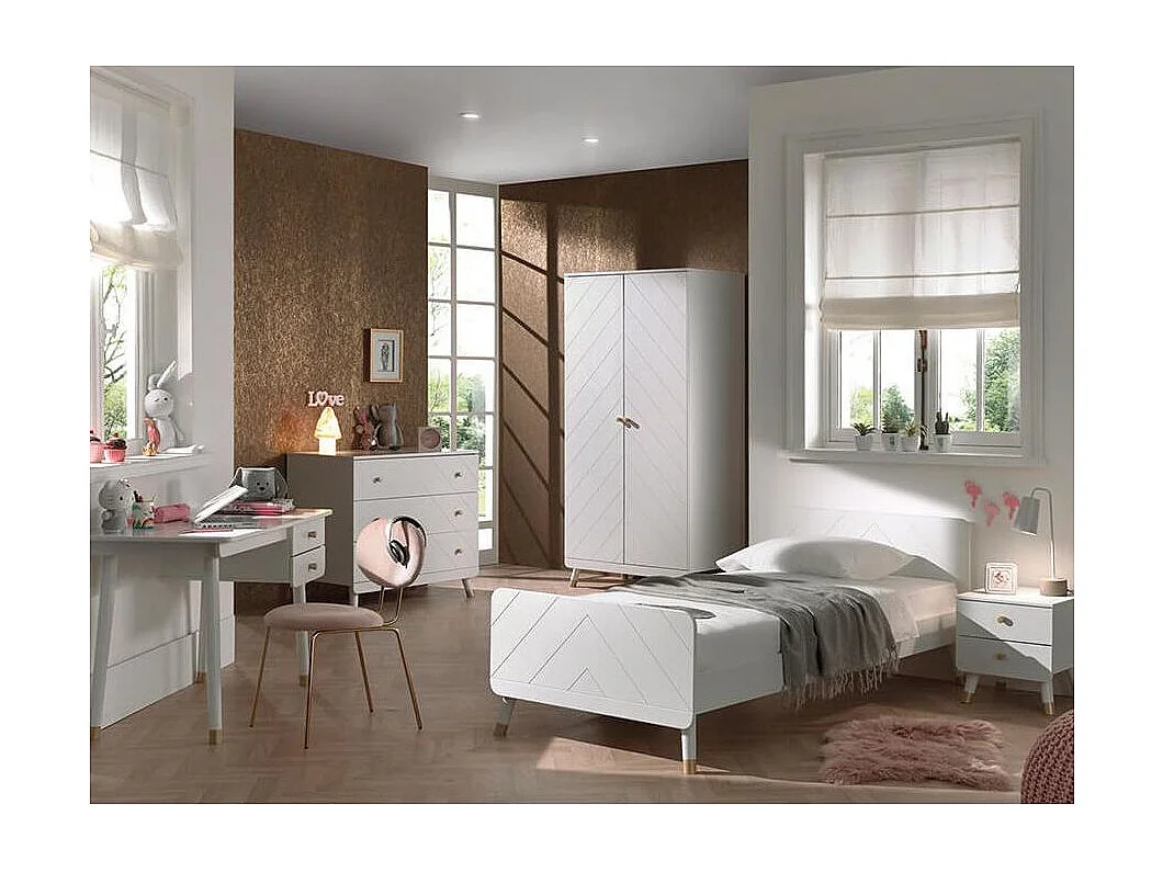 Bureau Enfant "Billy" 125cm Blanc