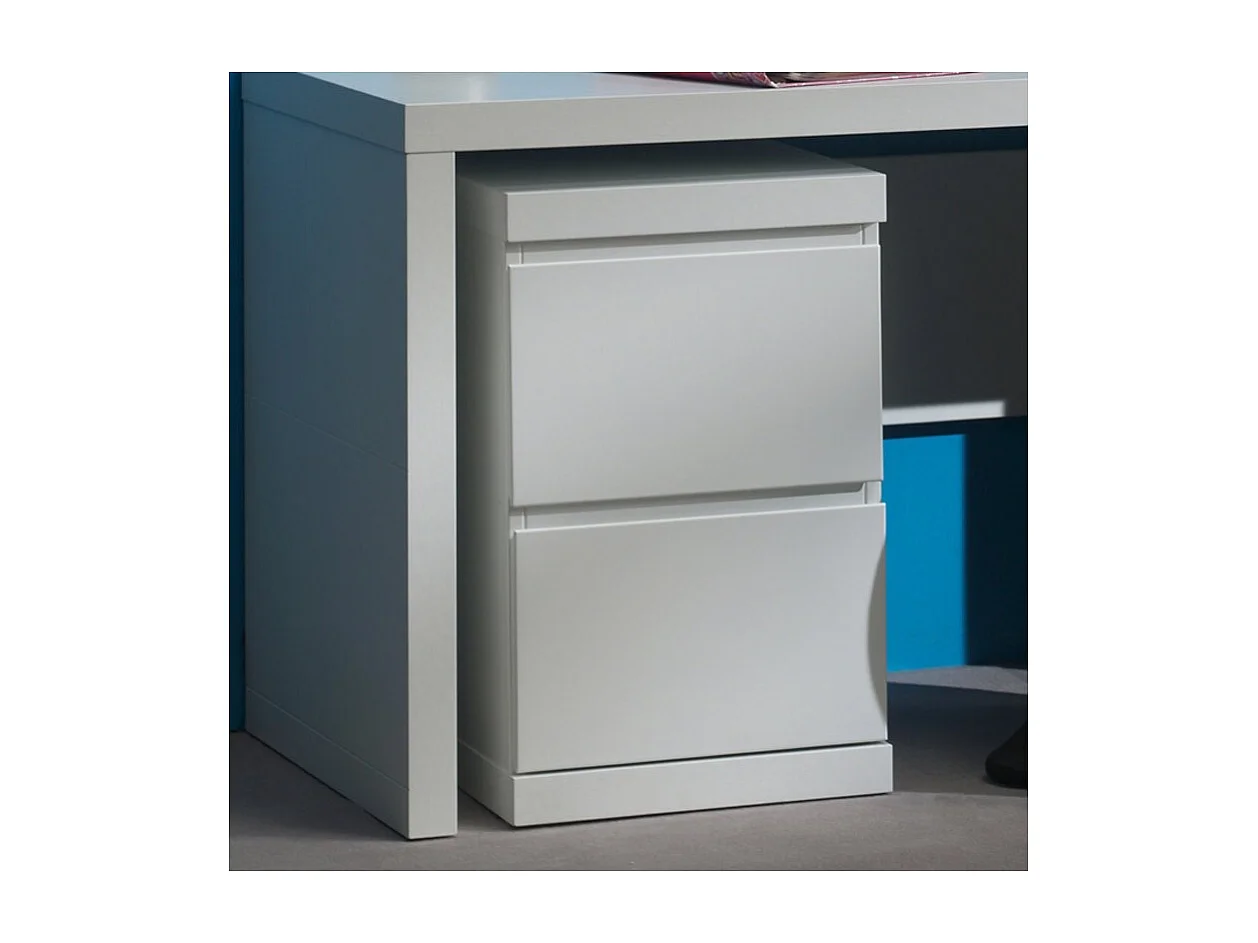 Caisson de Bureau Enfant "Lara" 65cm Blanc