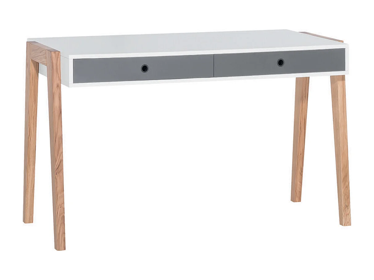Bureau 2 tiroirs Concept Gris