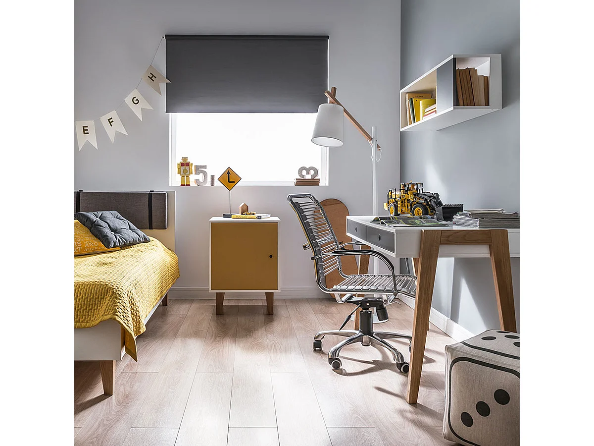 Vox Concept skrivebord med 2 skuffer, grå