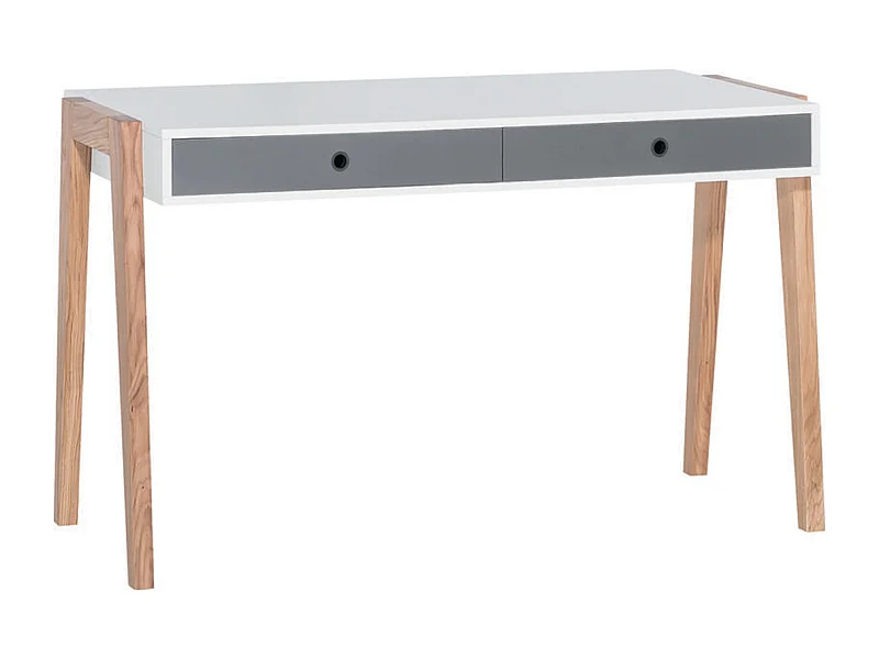 Bureau 2 tiroirs Concept Gris