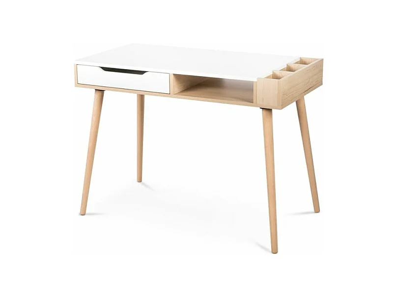 Bureau LittleSky by Klups Sofie Hêtre et Blanc