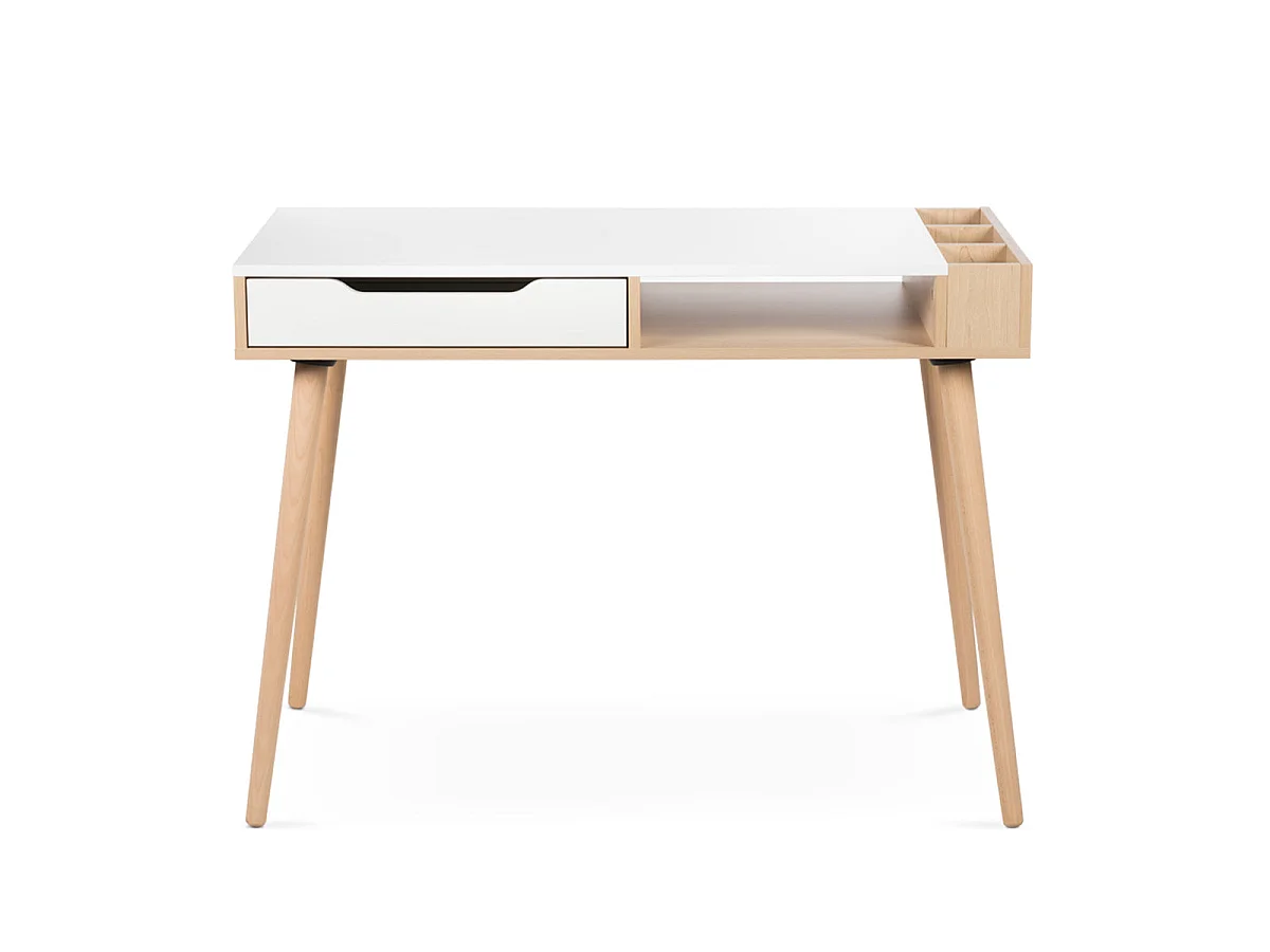 Bureau LittleSky by Klups Sofie Hêtre et Blanc