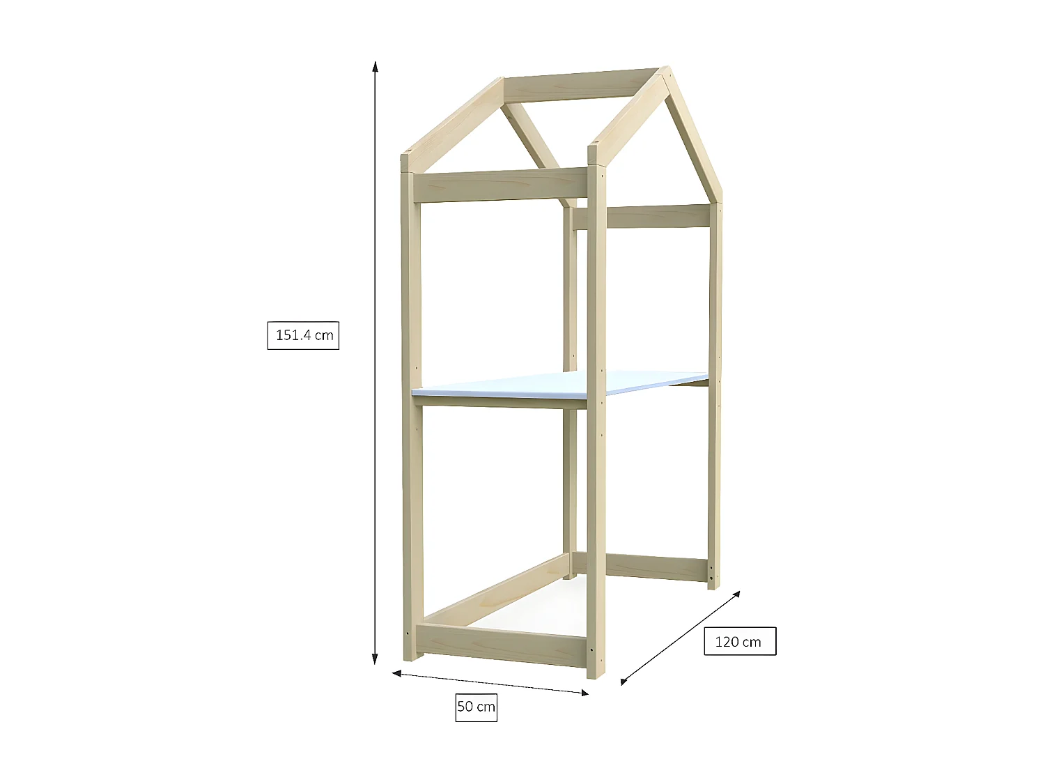 Bureau cabane YOYO - Bureau Réglable en hauteur