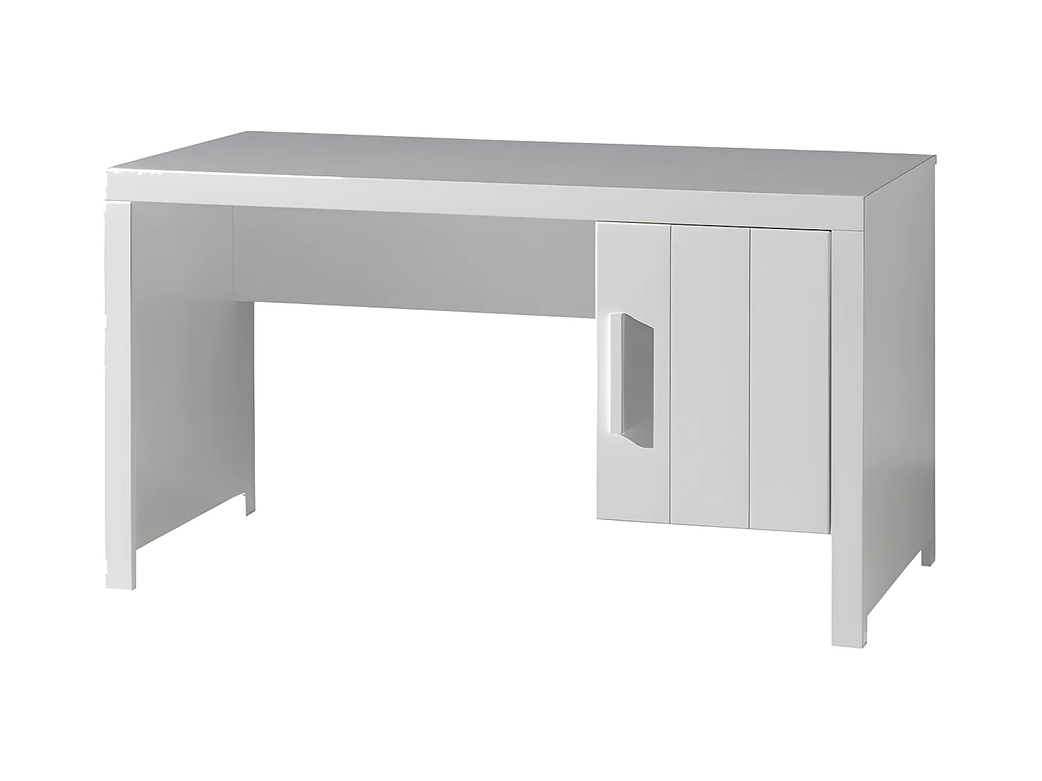 Bureau Enfant "Erik" 137cm Blanc