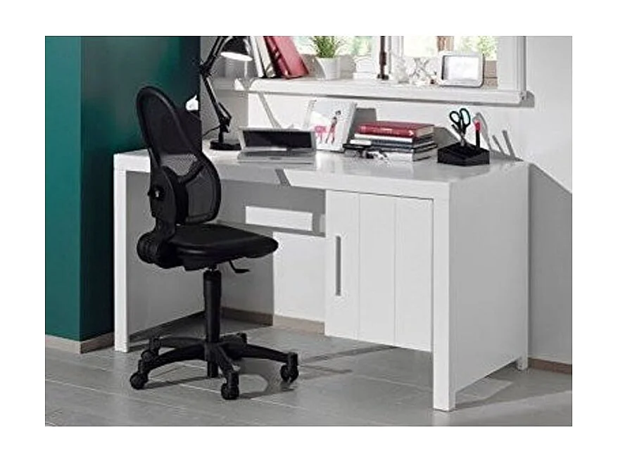 Bureau Enfant "Erik" 137cm Blanc