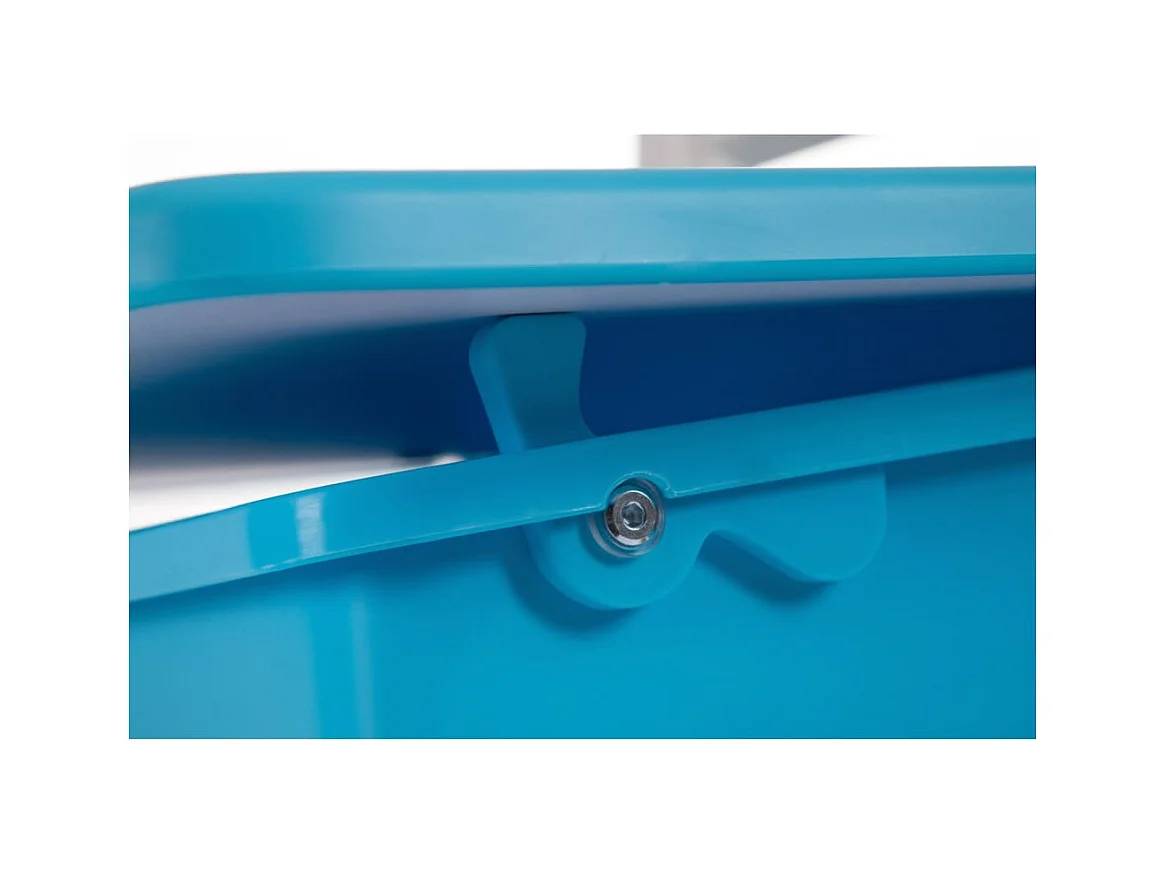 Escritorio niños regulable Comfortline 301 y silla azul blanco