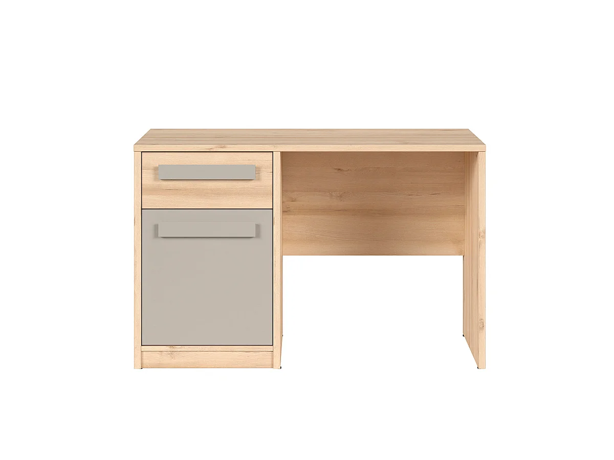 1 lade 1 deur bureau Stella Hout en Grijs