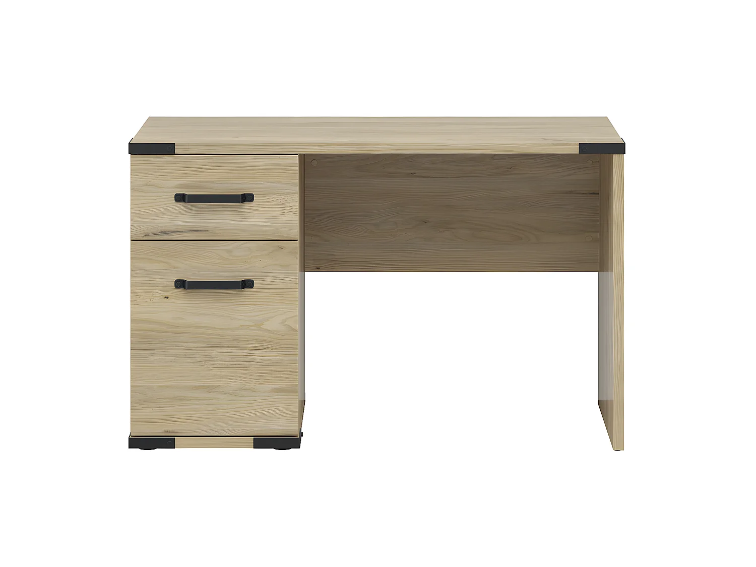 Bureau 1 tiroir 1 porte Dako Bois et Noir