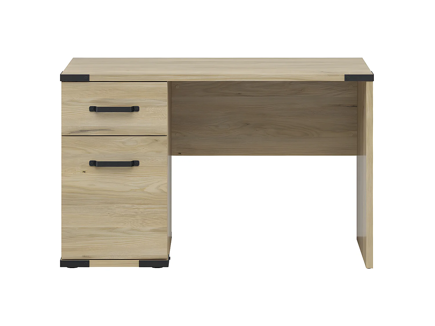 Bureau 1 tiroir 1 porte Dako Bois et Noir