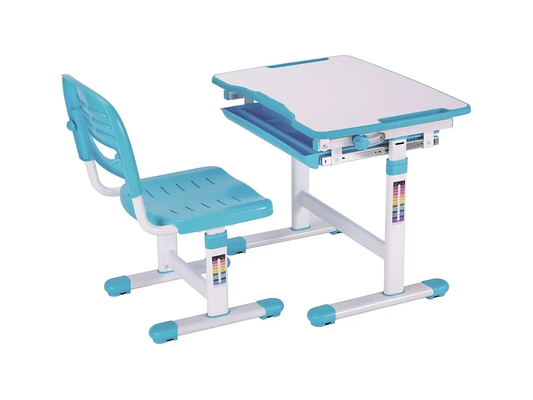 Bureau & Chaise Enfant "Comfortline" 66cm Bleu